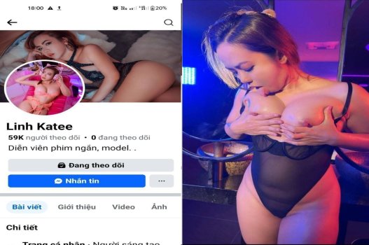 Linh Katee sở hữu mông to và thích thú trong các hành vi 18+